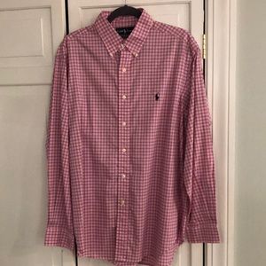 Ralph Lauren Classic Fit Dress Shirt Pink - 17  34/35